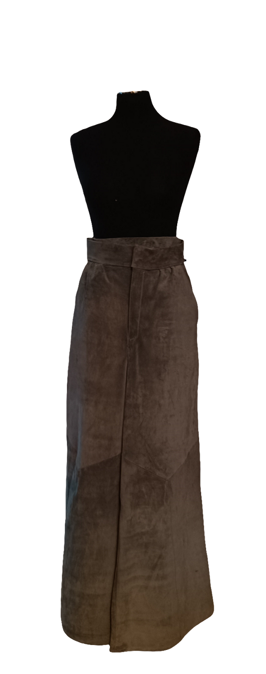 Lederhose mit weitem Beinschlag