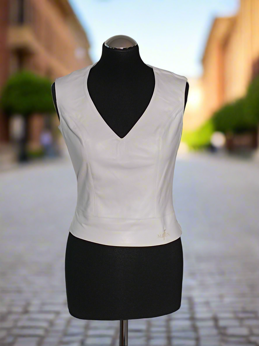 Leder Shirt Joséphine