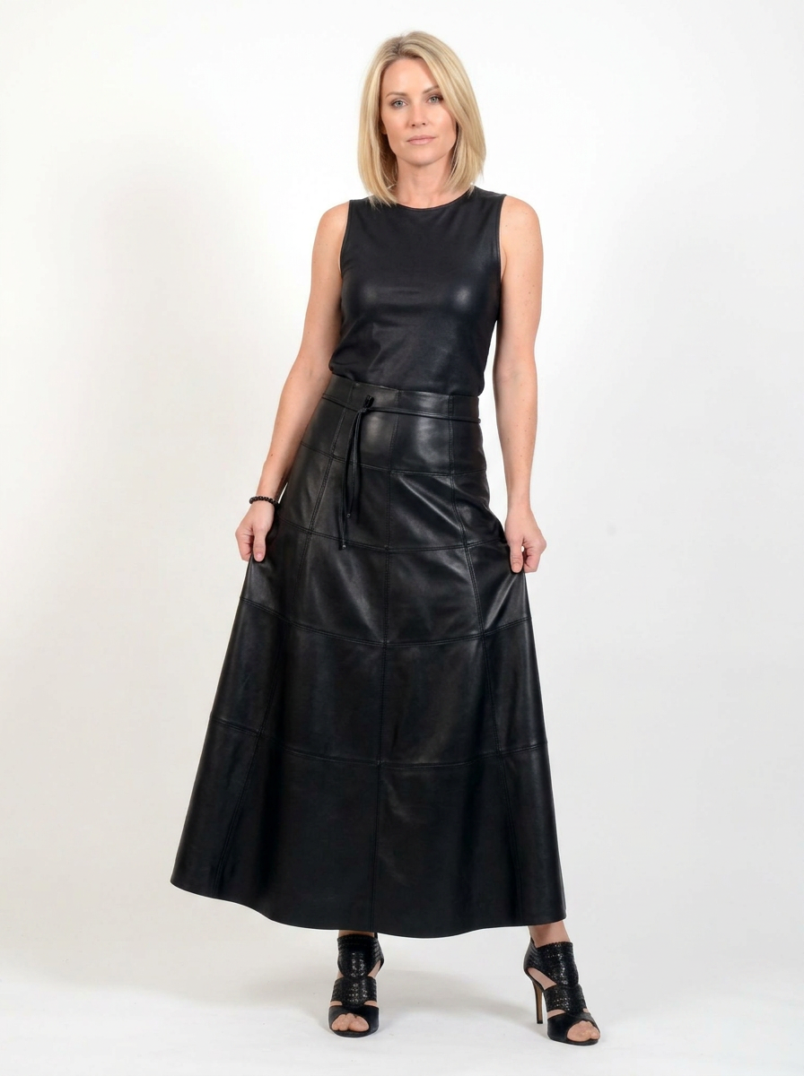 Leder A-Linien Rock