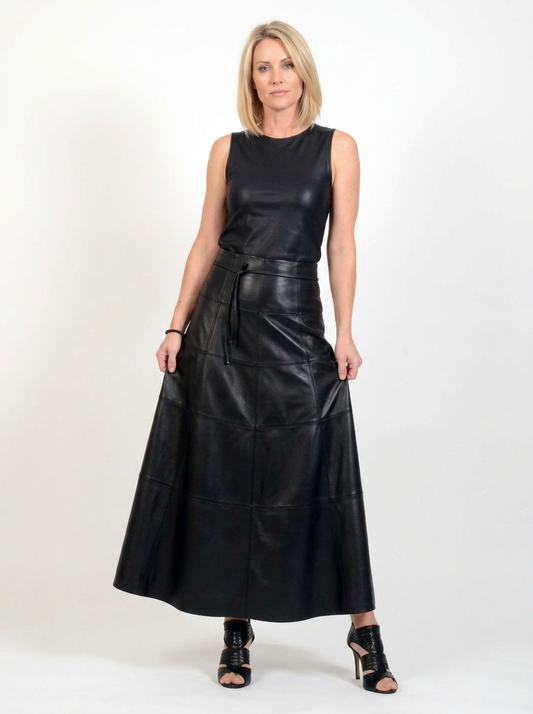 Leder A-Linien Rock