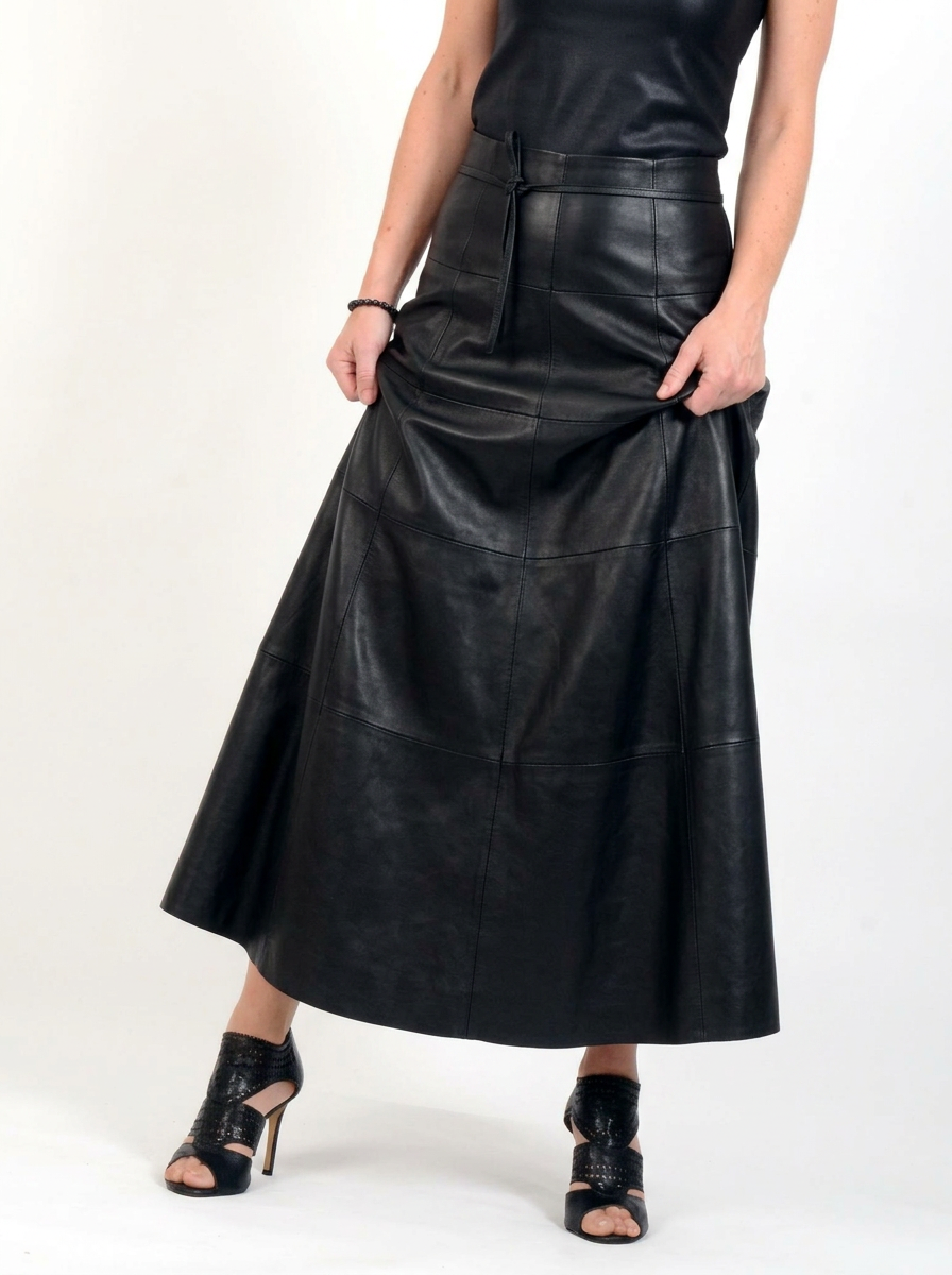 Leder A-Linien Rock